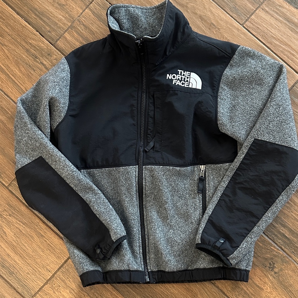 The North Face Youth Black and Gray Denali Jacket